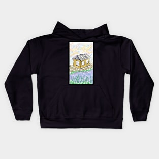 Fingers on the celph. Kids Hoodie